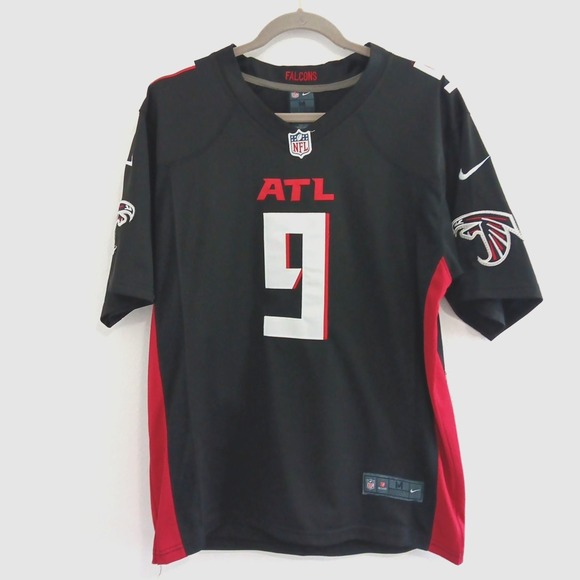 Nike Other - NFL Atlanta Falcons Jersey‎ MEDIUM Desmond Ridder Nike On Field Player Black Red